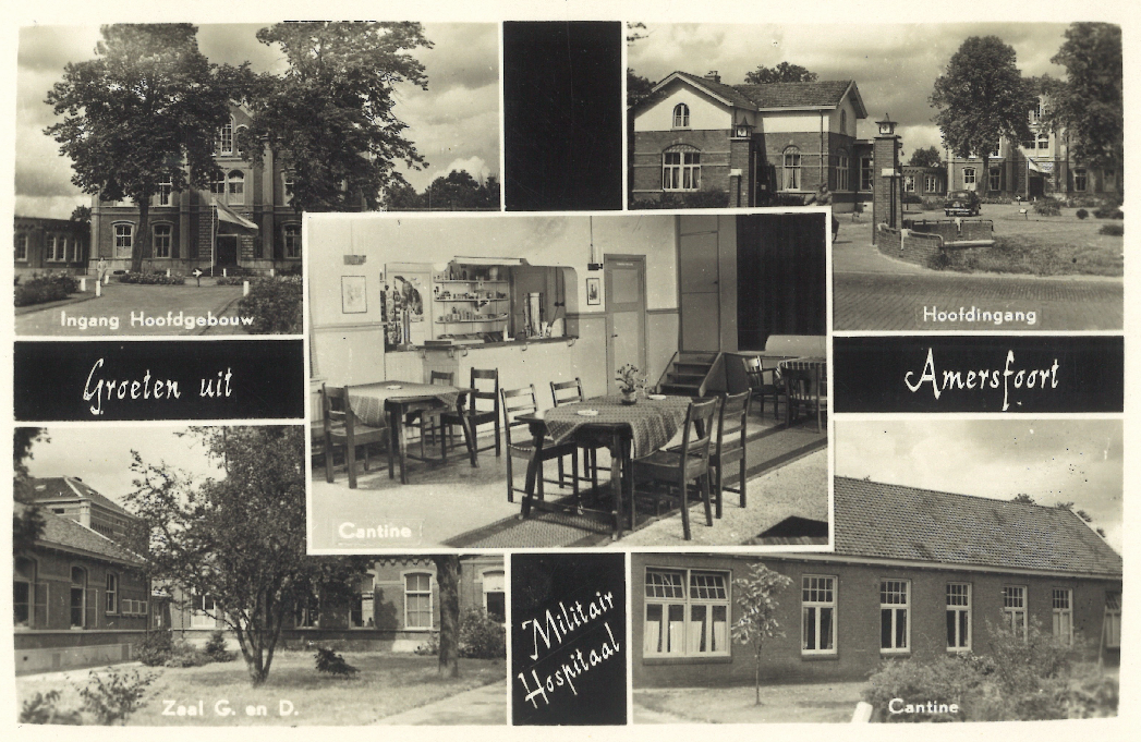 Diverse historische foto's van Militair Hospitaal