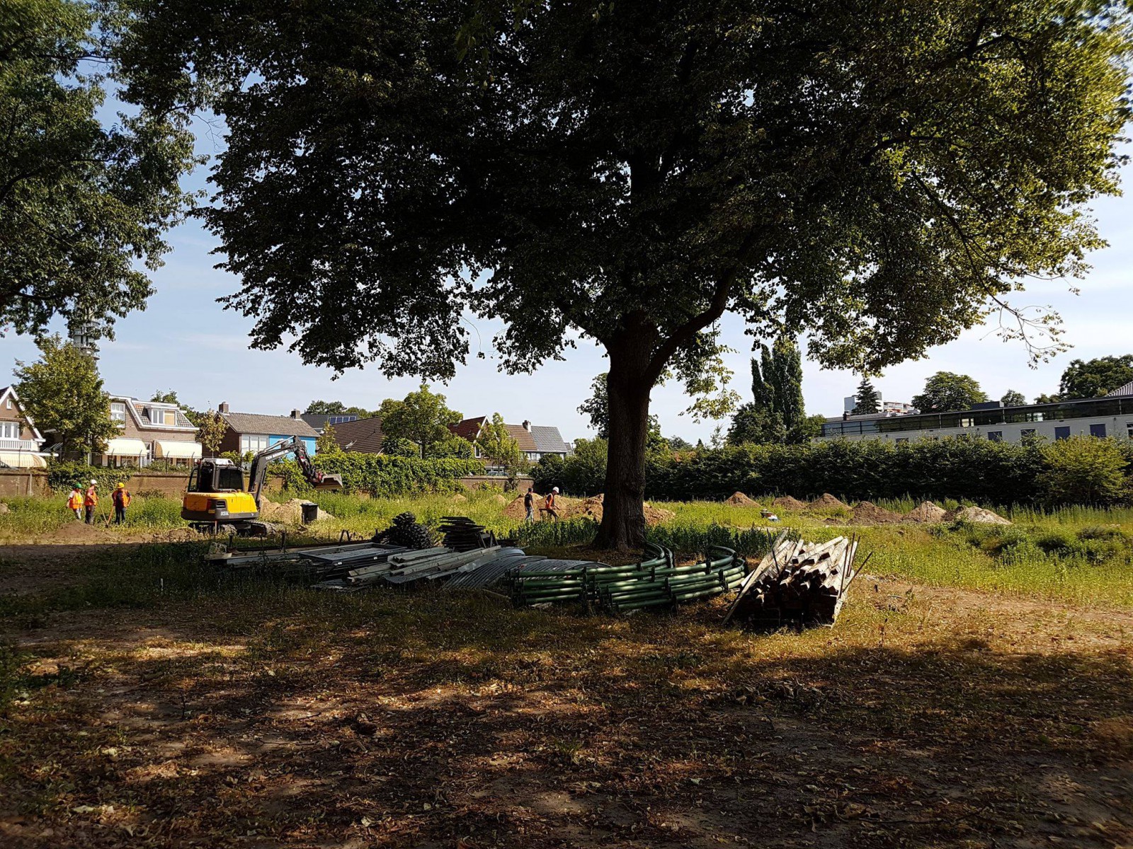 Archeologie op Landgoed Klingelbeek: Er is hier heftig gevochten tijdens WOII