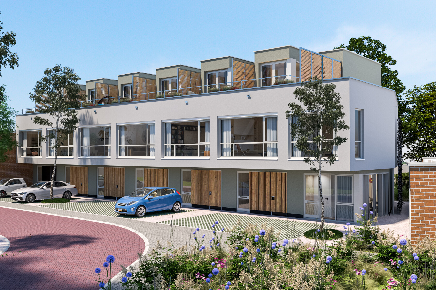 9 juni 2023 start verkoop zeven woningen aan Dirk Loogenstraat in Amersfoort