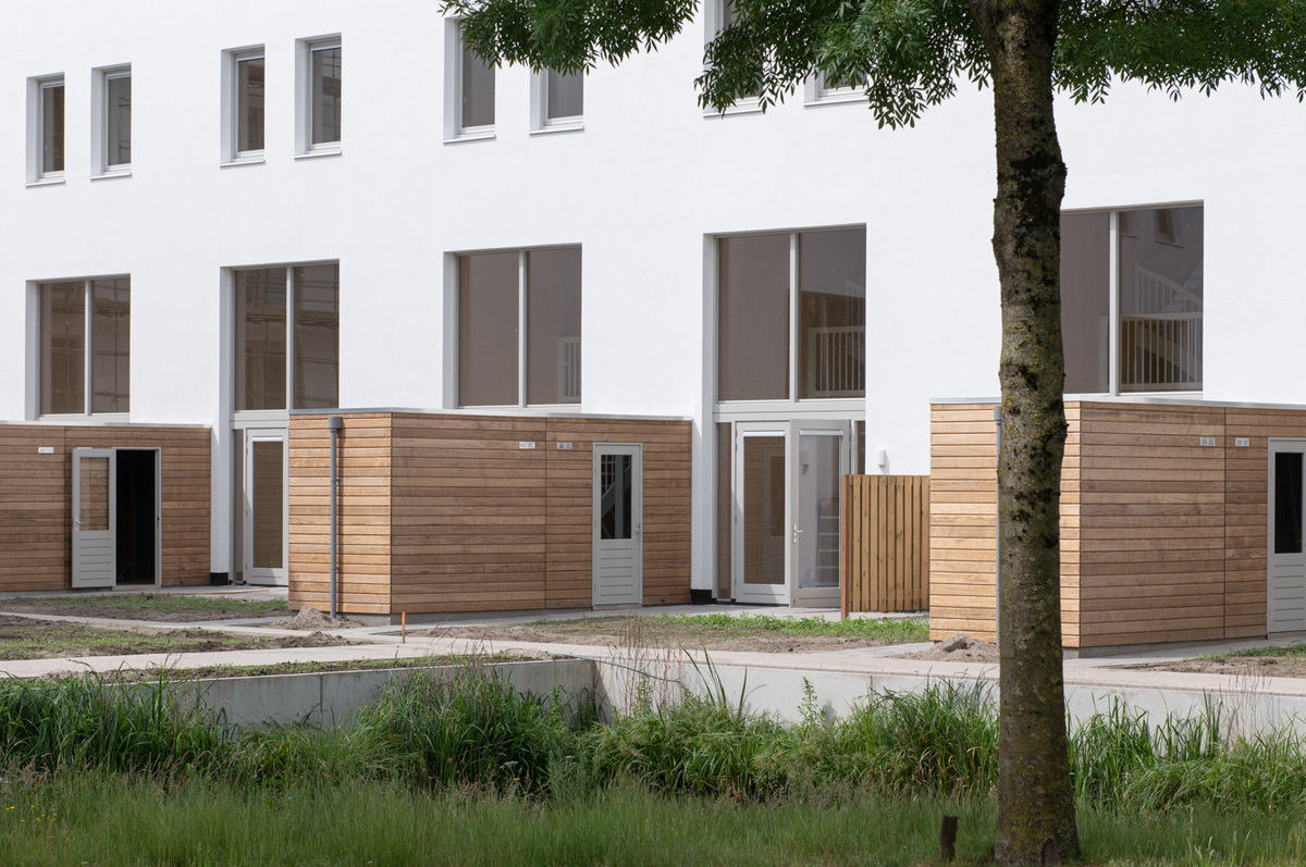 De oplevering van de grootste houten woonwijk van Nederland komt in zicht