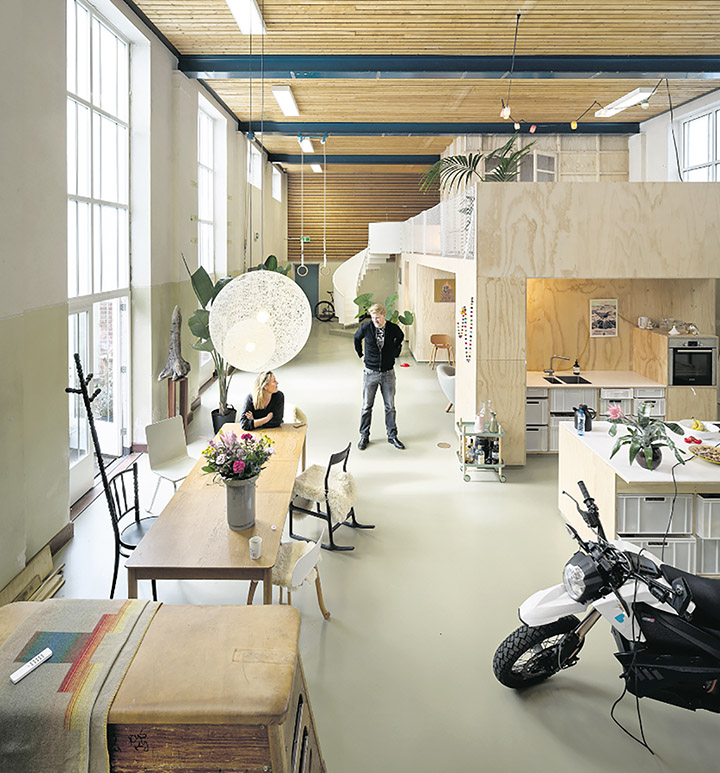 Wonen in een gymzaal