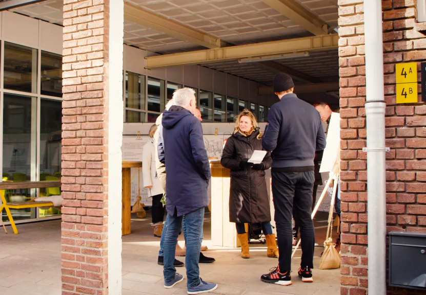 Impressie van de rondwandeling door De Nieuwe Stad