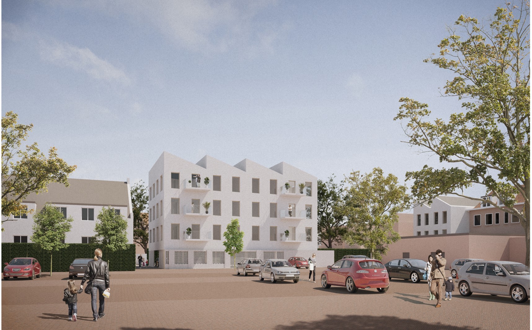 Baarnsche Courant: Hof van Baarn in het wit