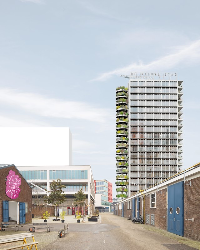 Vandaag op Architectenweb: het Hoekhuis en het Havenhuis in De Nieuwe Stad