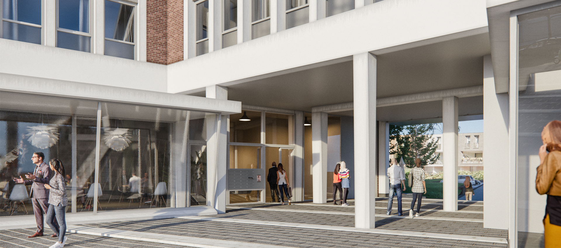 Op architectenweb: De Kort van Schaik ontwerpt transformatie markant Nefkens-gebouw