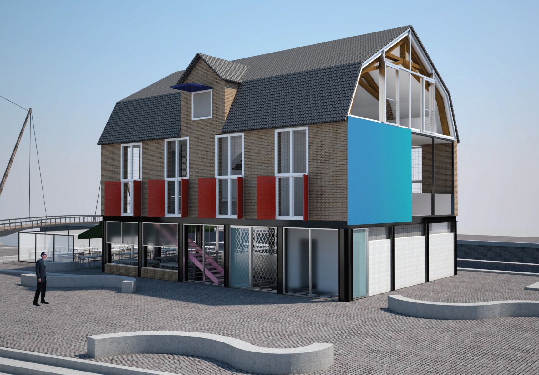 Artikel in Algemeen Dagblad: Ontwerp bistro ’t Spijkertje in Eemhaven afgekeurd